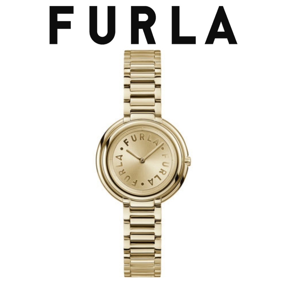FURLA- Furla WW00032005L2 Icon Shape Gold Tone Womens Watch